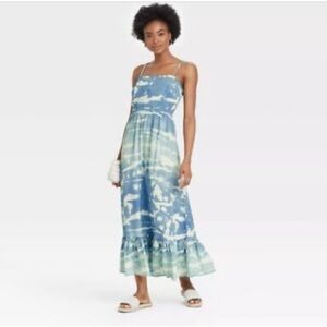 Knox Rose Blue Haze maxi Dress XL